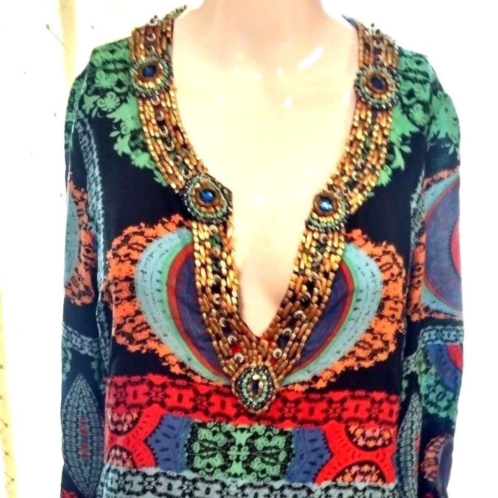 ❤️Portmans Dress or Tunic, Embellished Neckline